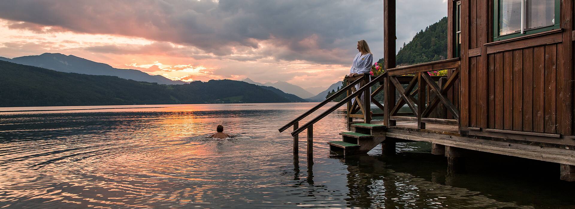 Millstätter See, Seefischer, Seesauna