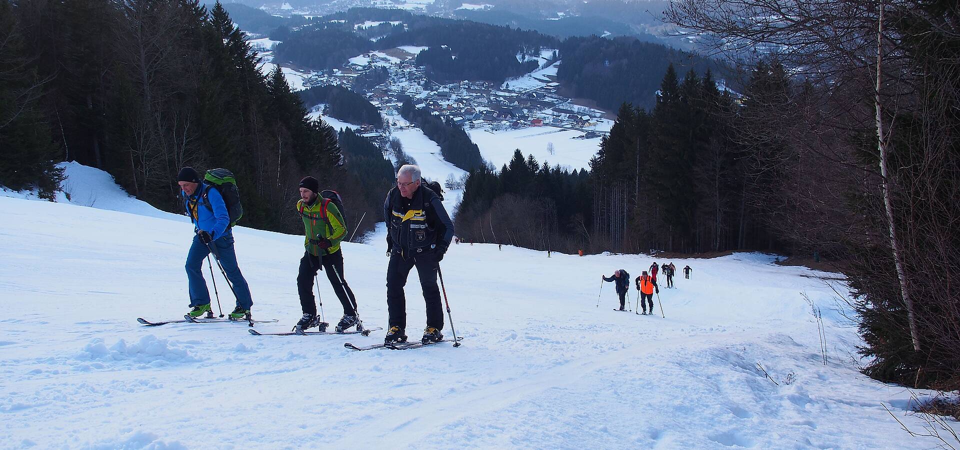 Arnoldstein Skitour aufs Dreiländereck