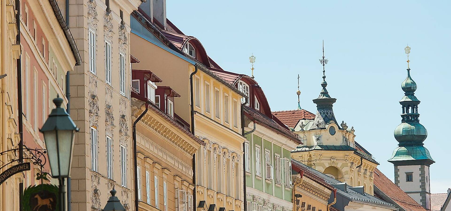 Klagenfurt Altstadt Fassaden