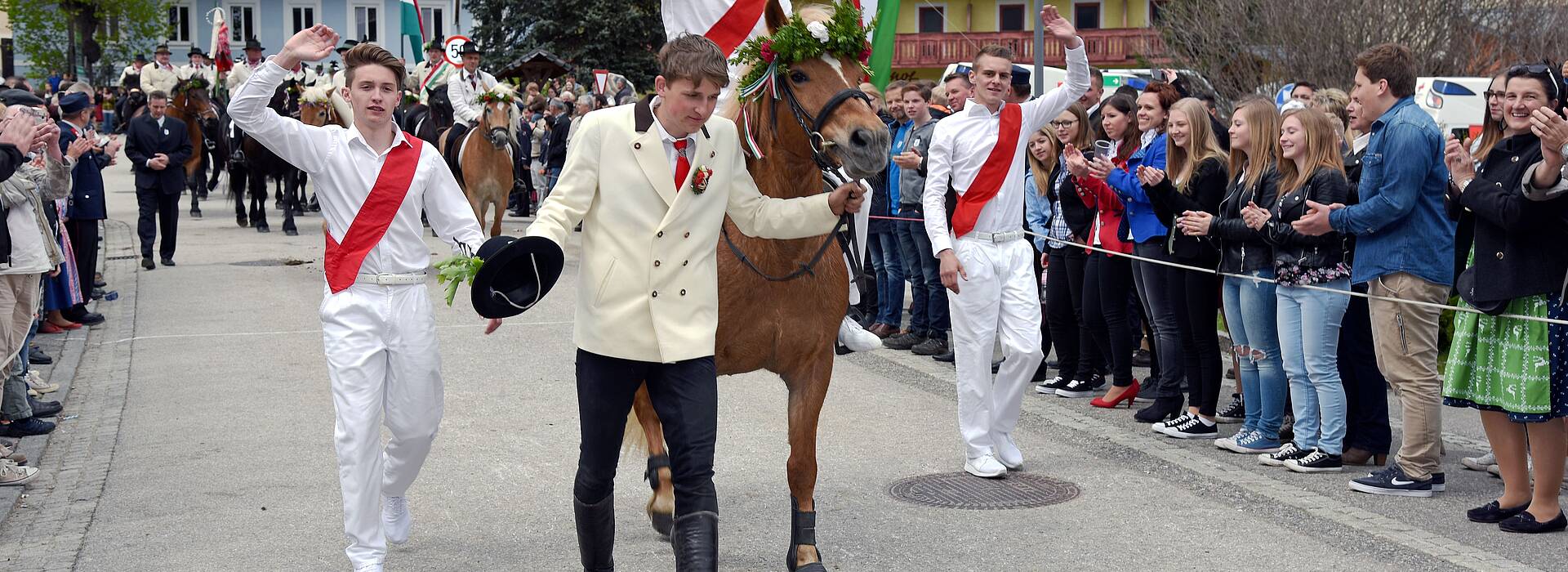 Kranzelreiten in Weitensfeld in Mittelkärnten