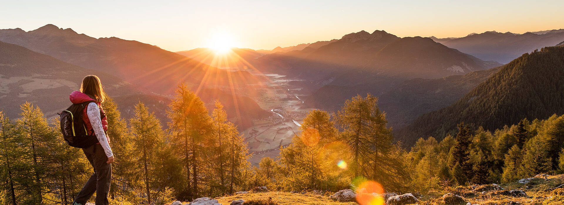 Herbst im Drautal beim Wandern 