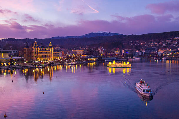 Veldener Advent mit Blick auf die Bucht