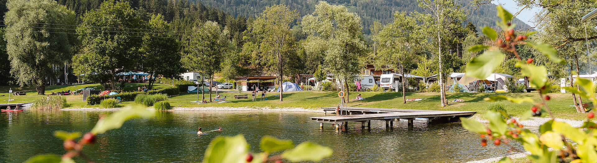 Camping Kleblach-Lind mit Badesee