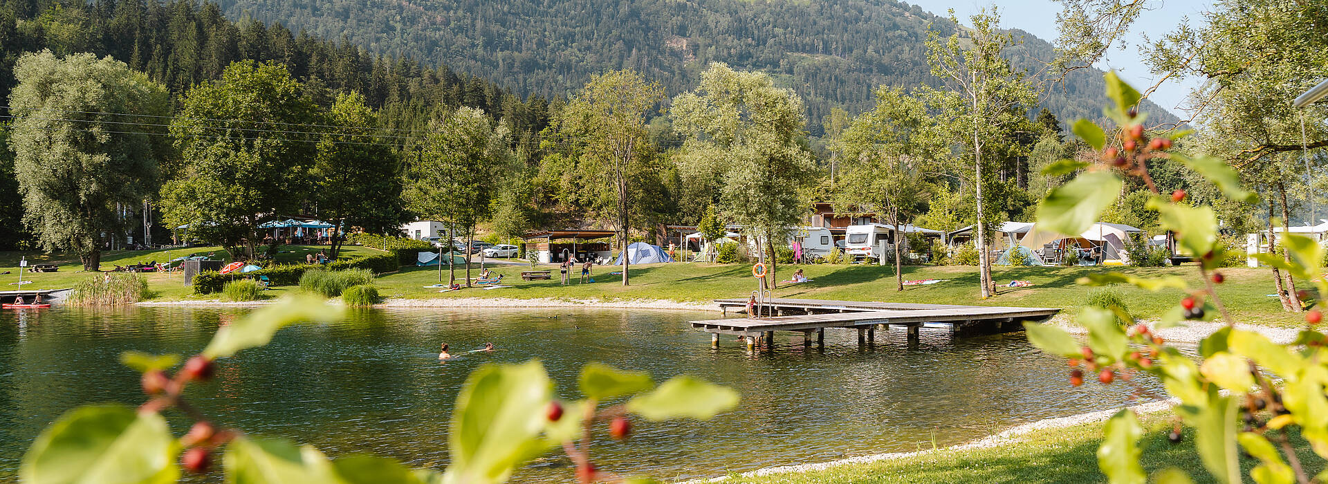 Camping Kleblach-Lind mit Badesee