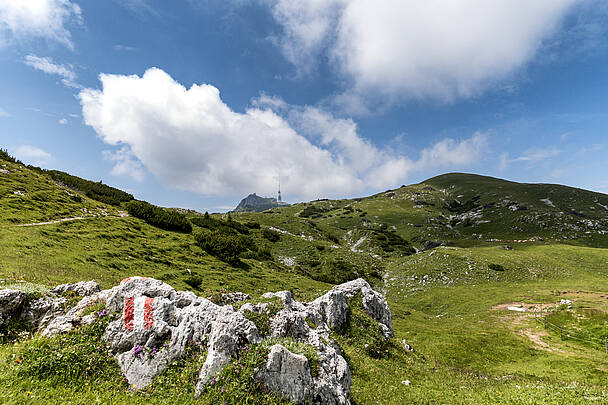 Naturpark Dobratsch mit Blick zum Sender