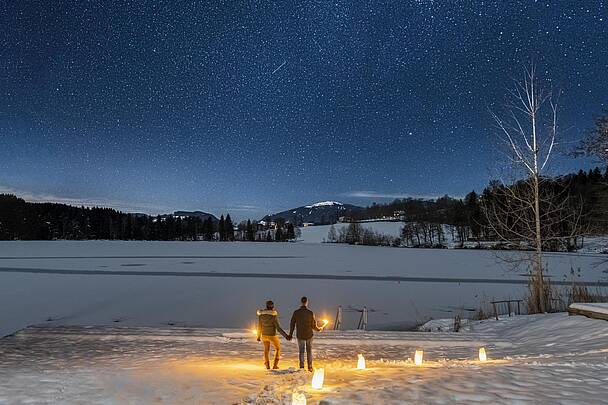 Paerchen am Silvesterpfad am Maltschacher See