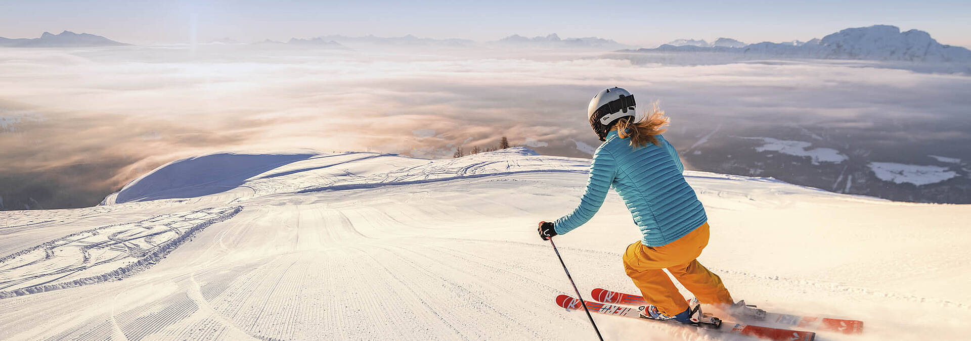 Skifahren auf der Emberger Alm