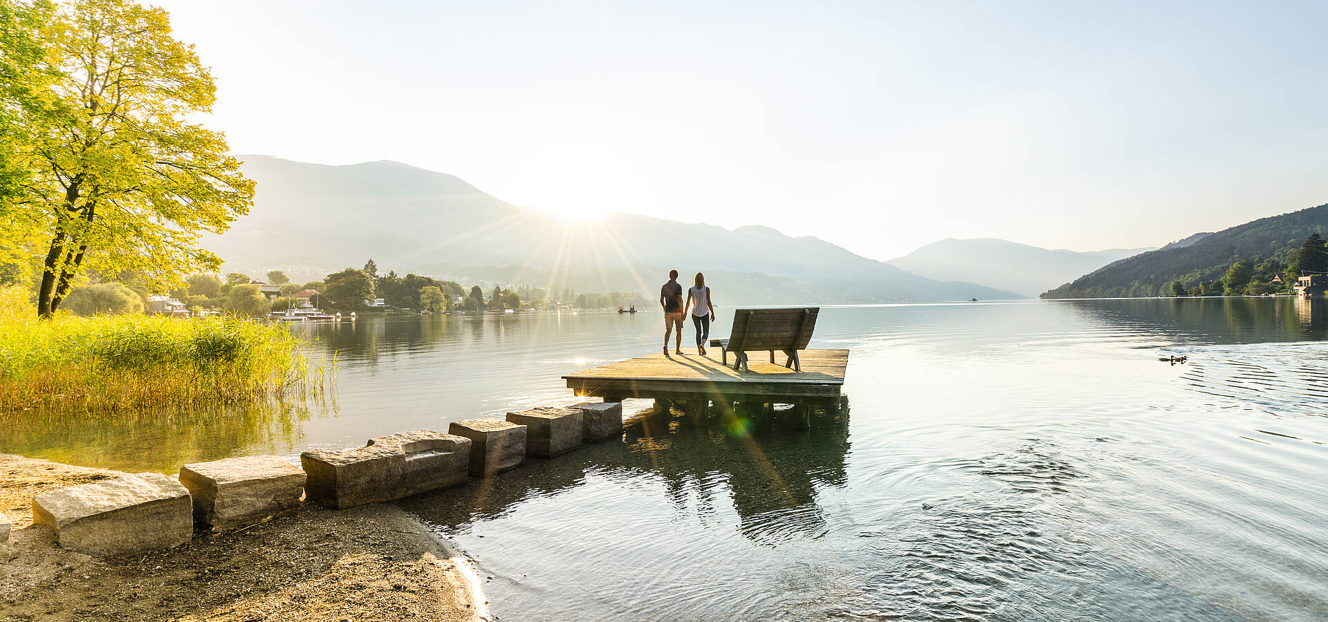 Familie am Millstätter See