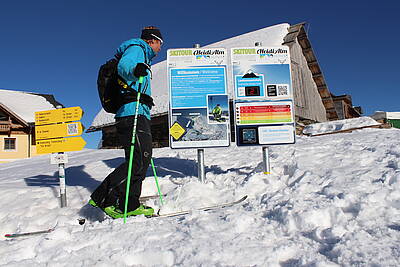 Skitouren Lehrpfad am Falkert