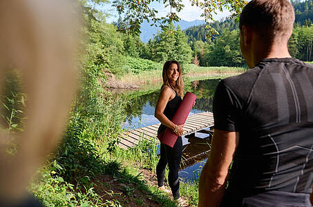 Yoga und Wassererfahrung am Ossiacher See