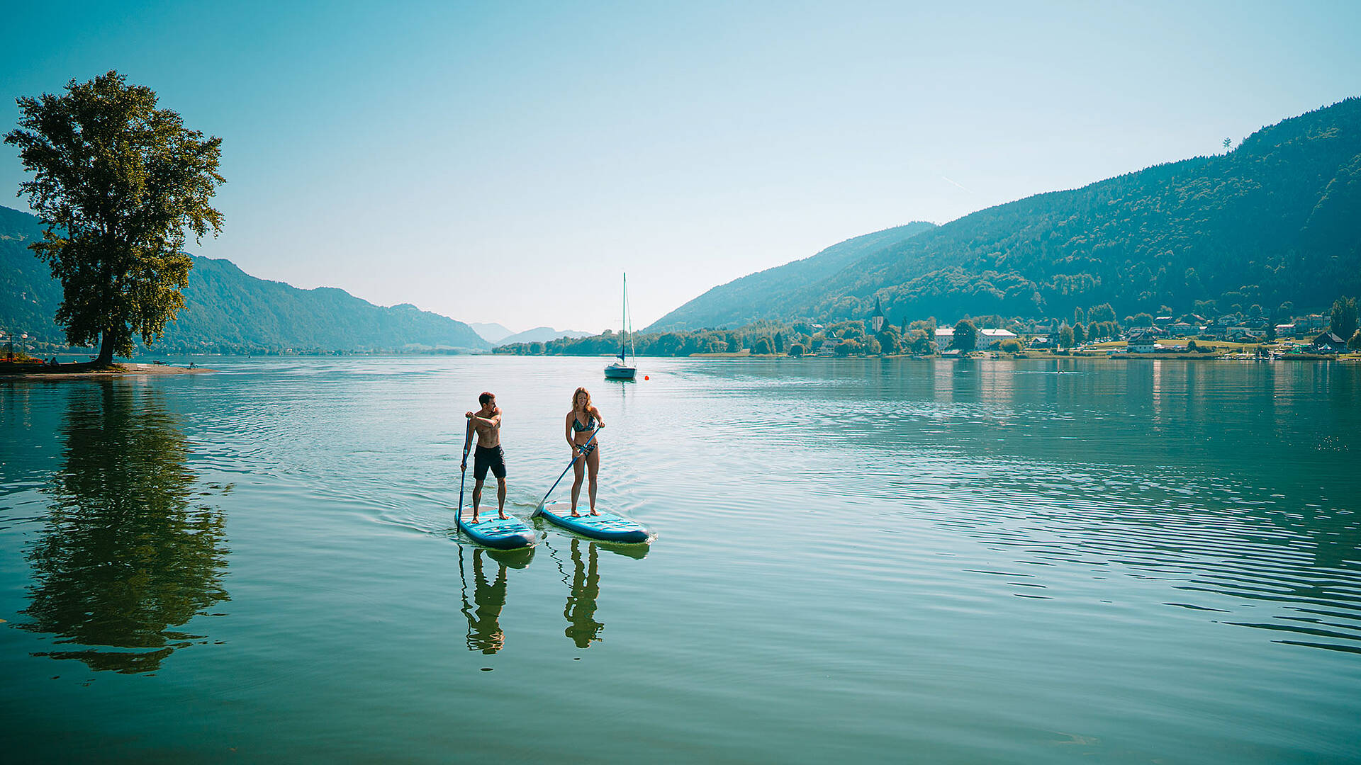 SUP am Ossiacher See 