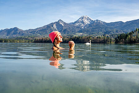 Kaltbaden am Faaker See mit Lissy