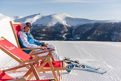 Sonnenskilauf in der Region Bad Kleinkirchheim 