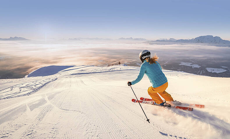 Skifahren auf der Emberger Alm